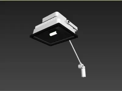 reflector spot light warbonelli Free 3D model