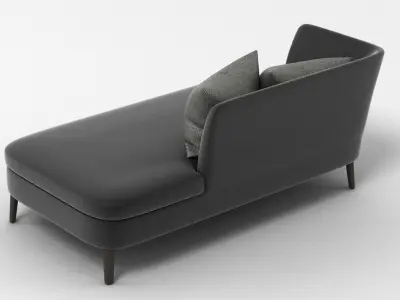 B and B Italia Chaise Lounge 3D model
