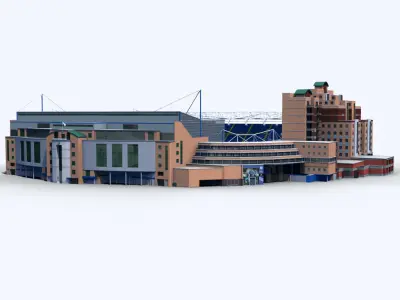 Stamford Bridge Stadium 3D model