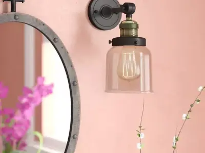 Gattis 1 - Light Dimmable Vanity Light Free 3D model