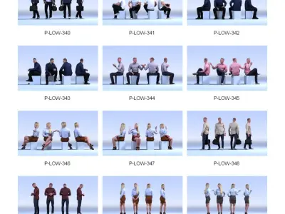  Dosch 3D - LoPoly People Vol 4 