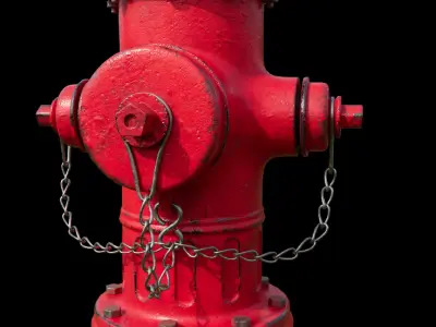 Fire hydrant 3d model Free low-poly 3D model
