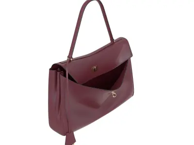 Balenciaga Rodeo Bag Red Low-poly 3D model