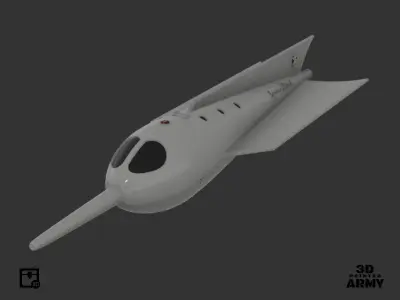 Space patrol - TERRA V 5 spaceship 3D print model