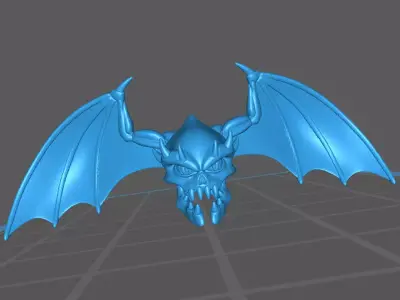 Vargouille - SkulDrak the Flying Head Free 3D print model