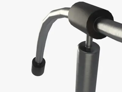 Floor Lamp Low-poly 3D model