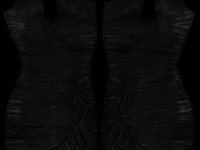 Nylon Dress Low-poly 3D model