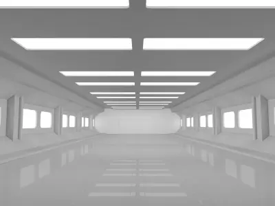 Sci Fi Warehouse 3D model get