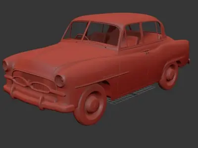 Toyota Crown Mk1 RSD Deluxe 1955 3D print model