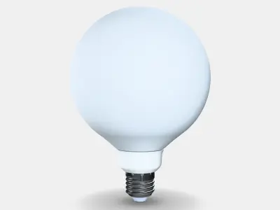 TRADFRI LED bulb E27 470 lumen Low-poly 3D model