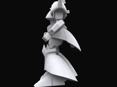 Gundam mobile suit MS 14A model 3D model