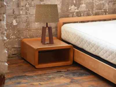 Bed Side Lamp 003 Low-poly 3D model