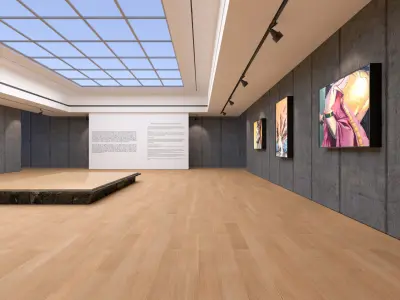 Art Gallery Exhibition 2 3D model