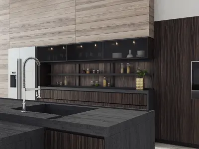 Kitchen collection 50 x9  3D Model Pack