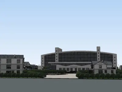 vacation spot-Resort-Fashion Leisure Hotel-0151 3D model