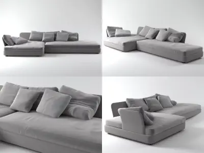 Cove sofa 01 3D model