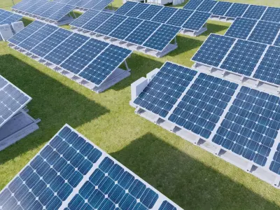 Solar Power Site 3D model