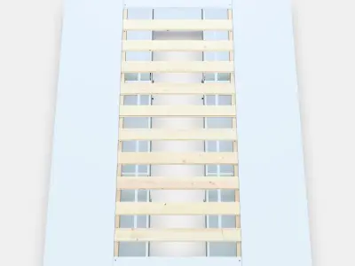 NORDLI Bed frame with storage 1 Low-poly 3D model