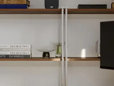 Comfortable modern studio scene 3D model