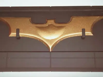 Batarang in display case 3D print model