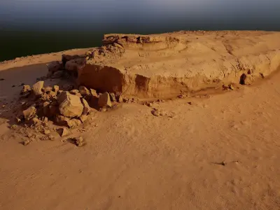 Desertrockformation01 3D model