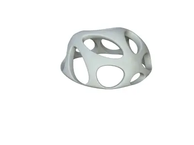 SciFi Cube Object No 55581 Low Poly Shape Low-poly 3D model