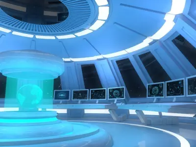 Sci Fi Room 3D model