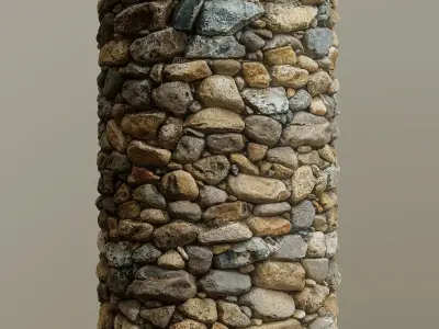 Stone Wall PBR Texture 03 Texture