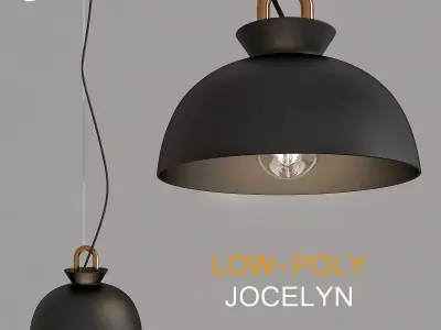 Jocelyn chandelier 3d model Low-poly 3D model