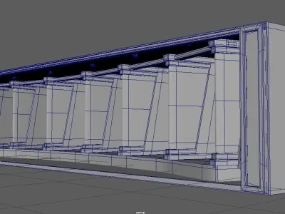 Tony Stark Laboratory Low-poly 3D model