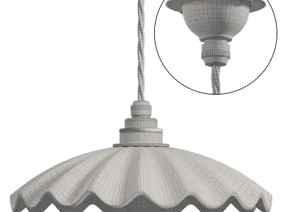 The Frilly Chartreuse Light by deVOL 3D model