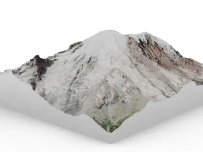 Mount Rainier 3D model