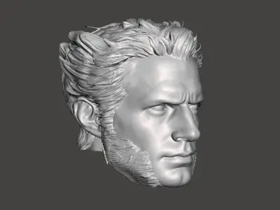 Henry Cavill as Wolverine 3D model