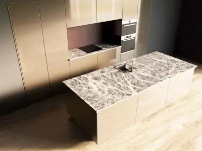 114-Kitchen6 glossy 10 3D model