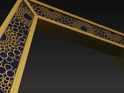 Dubai Frame 3D model