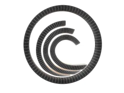 BitTorrent Coin v1 002 Low-poly 3D model