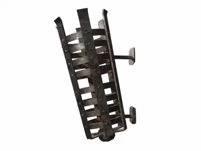 Iron Brazier PBR Low-poly 3D model