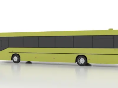 Mercedes-Benz O407 Low Low-poly 3D model