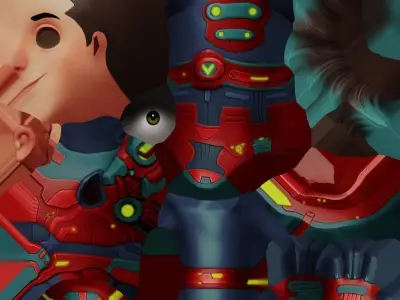 Maquo Scifi 3D model Low-poly 3D model