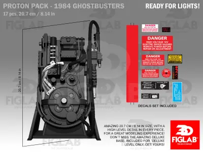 1984 GHOSTBUSTERS PROTON PACK 3D model
