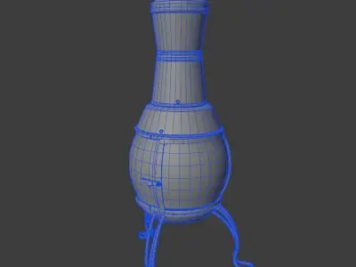 Chimenea - Rusty 3D model