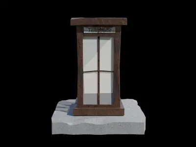  telephone booth Free 3D model