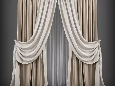 Curtain 3D model 89 3D model