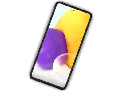 Samsung Galaxy A72 Awesome Black Low-poly 3D model