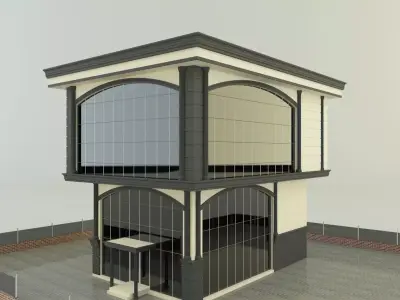 office building 581 model 3D model