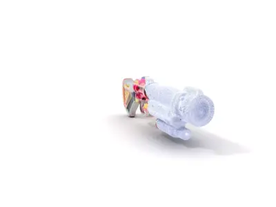 Vibrant Neon Blaster model pack Low-poly 3D model