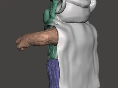 STL File 3D Ewoks Asha 3D print model 3D print model  3D print model