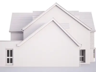 British House Wheathampstead Road 3D model