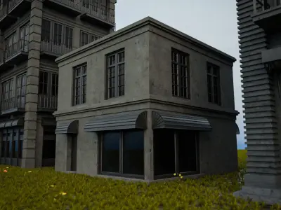 OLD RETRO CLASSICAL BUILDING PACK