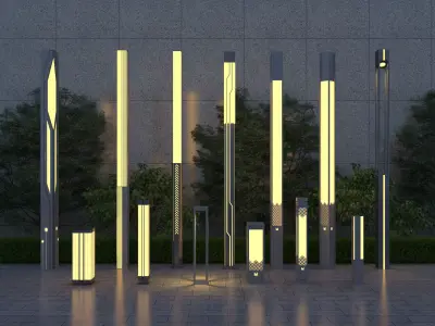 Street Light Pole 3D model buy